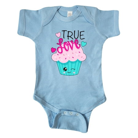 

Inktastic True Love Cupcake Gift Baby Boy or Baby Girl Bodysuit