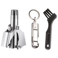 thumbnail image 2 of Nose Hair Trimmer Portable Stainless Steel Manual Nose Hair Remover Nail Clipper Face Hair Trimmer, 2 of 4