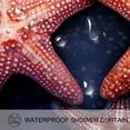 thumbnail image 3 of Starfish Waterproof Printed Shower Curtain Set with Hooks for Bathroom Decoration - Bathroom Curtains Included, 3 of 5