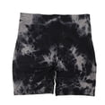 thumbnail image 1 of Tie Dye Yoga Shorts High Waist Seamless Black Quick Dry Soft Biker Shorts for Women S, 1 of 5