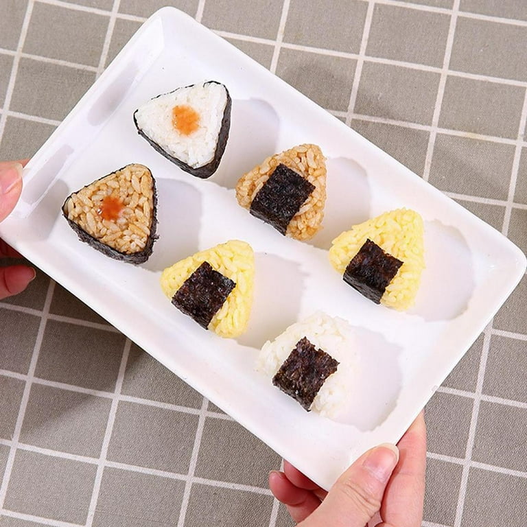 Tohuu Sushi Making Kit DIY Triangle Sushi Press Bento Tool Kitchen Gadget  to Make Delicious Homemade Sushi Rice Balls for Kids Lunch and Family  Picnic well-liked 