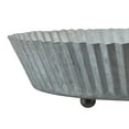 thumbnail image 4 of Better Homes & Gardens 9.75 inch Footed Galvanized Gray Metal Plant Saucer, 4 of 5