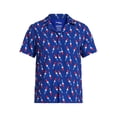 thumbnail image 7 of Birdie Bound Men's Printed Bomb Pops Cabana Shirt with Short Sleeves, Sizes S-3XL, 7 of 7