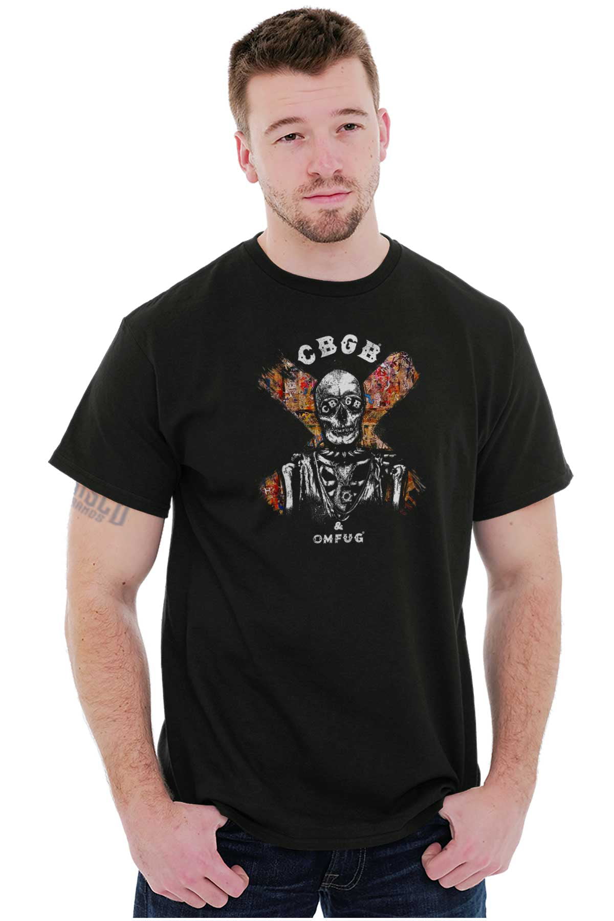 CBGB Forever Skulls Romance Punk Love Graphic T Shirt Men or Women ...