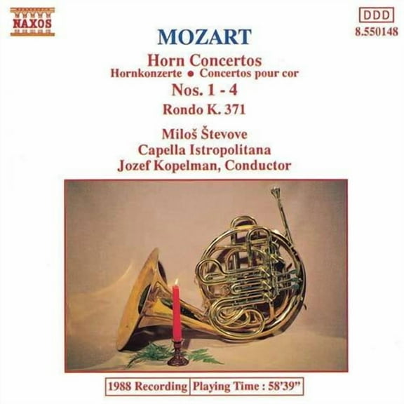 Mozart / Kopelman - Horn Concerti 1-4 - Music & Performance - CD