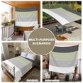 thumbnail image 6 of Grey Green Striped Tapestry for Bedroom Wall Hanging Tapestry, Farmhouse Modern Ceiling Backdrop Tapestries Poster Blanket Wall Decor for Teens Room Living Room Dorm 59" x 90", 6 of 8