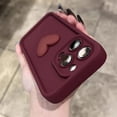 thumbnail image 2 of Luxury Cute 3D Love Heart Silicone Phone Case For iPhone 15 13 12 11 14 Pro Max X XR XS 8 Plus Shockproof Candy Back Cover, 2 of 5
