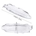 thumbnail image 3 of 5 Pack Plateaux de Maïs en Plastique Transparents Ensemble de Vaisselle, 3 of 5