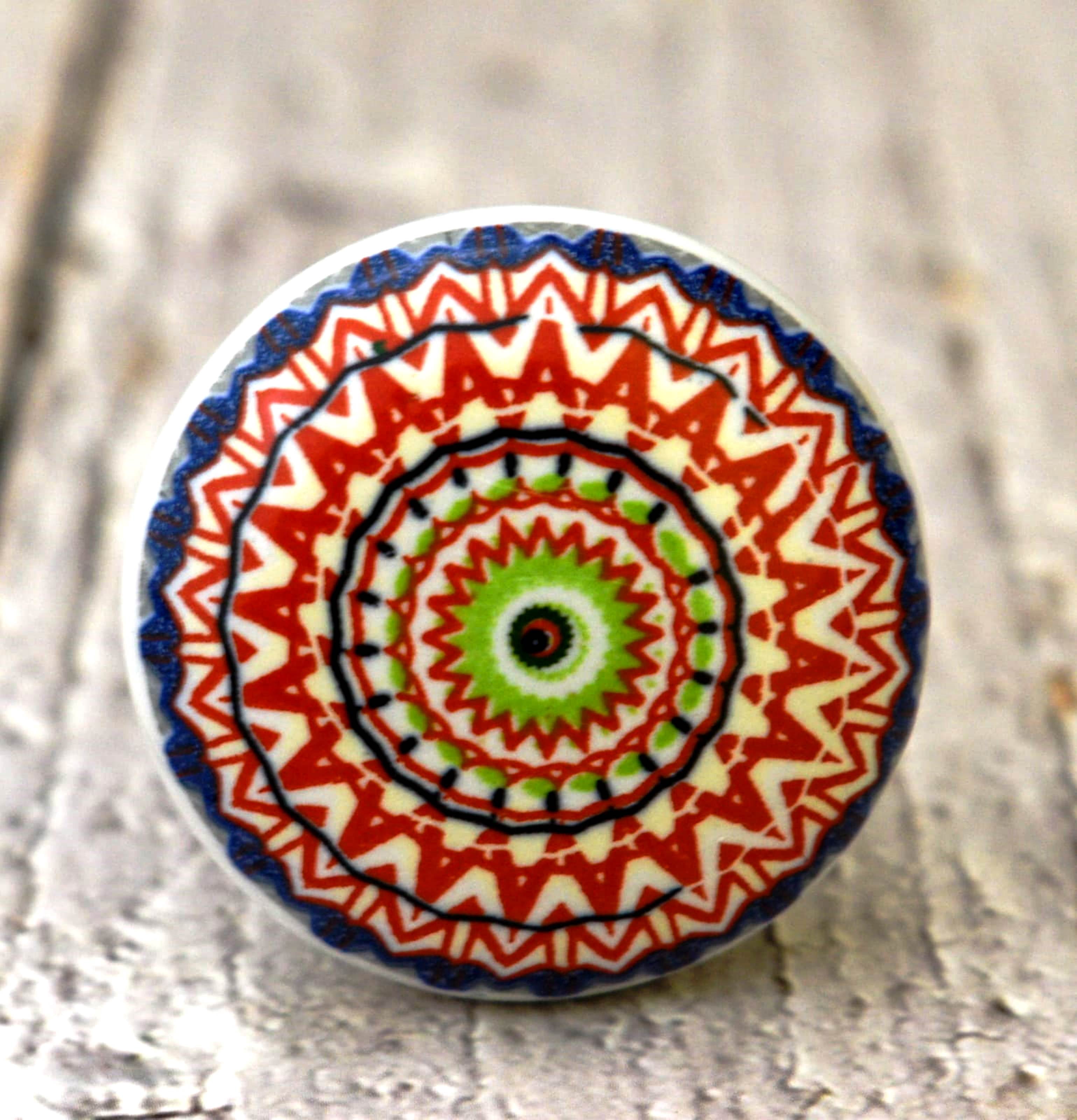 India House Ceramic Multicolor Knobs Kitchen Cabinet Drawer Knobs Hardware Knobs Handmade Knobs Cabinet Knobs Ceramic Door Knobs. Set of 20
