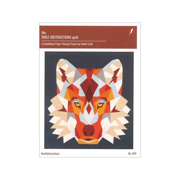 Violet Craft The Wolf Abstractions Quilt Ptrn