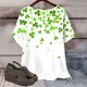 thumbnail image 4 of Camisetas de Manga Corta para Mujeres, Camiseta de Cuello Redondo Impresa de Moda, Primavera Y Verano Casual, 4 of 9