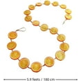 thumbnail image 2 of Fake Orange Slice Decorations,QZS Simulation Orange Slice Fall Garland,1Pack Portable Christmas Decorations for Doorway,Window, 2 of 6