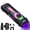 Black, variant on 7-In-1 Multifunctional Rechargeable Tactical Flashlight, Bright LED EDC Flashlight with UV Detection, Laser Pointer, RGB Ambient Light, Magnetic Base, Stepless Dimming, Type-C Charging for C
