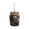 thumbnail image 2 of AOMXGD Plaid Blanket Themed Acrylic Christmas Hanging Ornament, Festive Tree & Wall Pendant For Seasonal Display & Gifting, 2 of 6