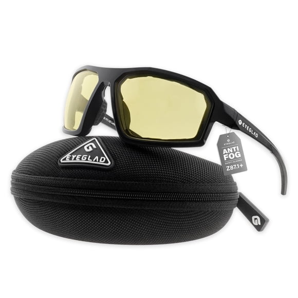 Gafas para Motociclista EYEGLAD REV Z87+ HD UV400 Amarillas