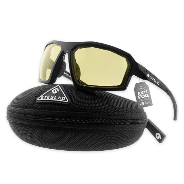 Gafas para Motociclista EYEGLAD REV Z87+ HD UV400 Amarillas