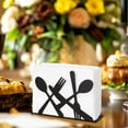 thumbnail image 4 of Napkin Holder under $5! kkbbma Napkin Holder for Table, Metal Paper Napkin Holder for Dining Table, Modern Decor for Home Dining Room, Standing Napkin Dispenser for Countertop Restaurant Bar, 4 of 6