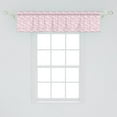 thumbnail image 2 of Ambesonne Floral Valance Pack of 2, Pastel Blush Tones Flower, 54"X12", White Rose Pale Pink, 2 of 4