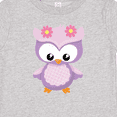 thumbnail image 4 of Inktastic Cute Pink and Purple Owl Girls Baby T-Shirt, 4 of 5