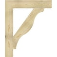 thumbnail image 3 of Ekena Millwork 6"W x 36"D x 44"H Funston Block Rough Sawn Bracket, Douglas Fir, 3 of 4