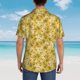 thumbnail image 4 of Balery Flower Camisas hawaianas de manga corta para hombre, camisas playeras de corte holgado, camisas de vacaciones con botones,XX-Large, 4 of 7