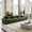 Green, variant on Homy Casa Sectional Sofa, 167.6" Oversized 5 Seat Corduroy Couch for Living Room, Green