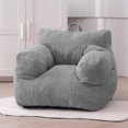 thumbnail image 3 of GOODONE Kids Bean Bag Chair,Toddler Floor Sofa with Handle Filling High-density Foam,Corduroy Soft Toddler Chair with Pocket for Bedroom,Playchair,Grey, 3 of 14