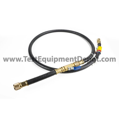 Yellow Jacket® Plus II™ Heavy Duty Combination Charging/Vacuum Hose, 60  Length, 3/8 Flare x 1/4 45° Flare