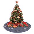 thumbnail image 4 of Falda para árbol de Navidad Kuromi, suave y divertida, decoración navideña navideña de granja de 48", 4 of 4