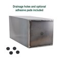 thumbnail image 3 of Arcadia Garden Products 13x13x28" Corten Steel Contempo Square Planter, 3 of 4