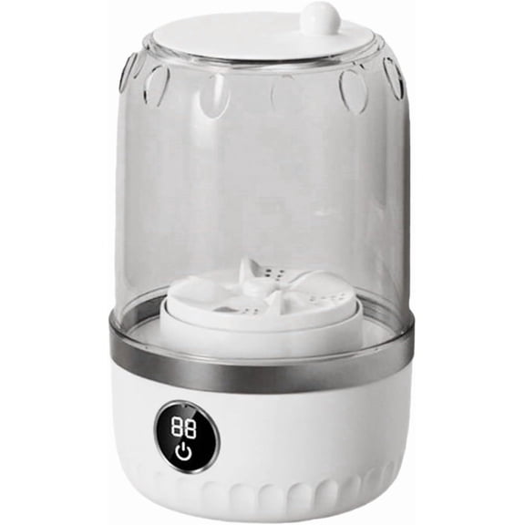EGYMEN Mini Washing Machine, Compact Portable Washing Device for Small Living Spaces, Travel-Friendly Laundry Solution for Clothes and Delicate Fabrics