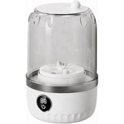 1L Portable Mini Washing Machine, Silent Compact Rechargeable Laundry Washer for Travel Apartment Socks Underwear Cleaning