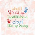 thumbnail image 4 of Inktastic Chef Like Daddy Boys or Girls Baby Bodysuit, 4 of 5