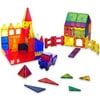 Playbees Magnetic Building Blocks Toy Set 2D / 3D Shapes Multi-Color 100pcs