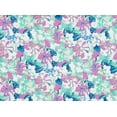 thumbnail image 2 of Zelouf Tropical On Ity  , Sewing, DIY, Crafts Fabric by the Yard, 164Orchid/blue, 10 Yard, 2 of 2