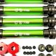 thumbnail image 5 of Rueda de montaje hexagonal RC Bewildely 4 piezas 1/10 adaptador de acero para ARRMA SENTON 3S modelo Verde, 5 of 6