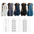thumbnail image 5 of fastboy Polyester Femmes Robe de Remplacement Sans Manches Occasionnel Été Respirant Col Rond Double Poche à la Mode Filles Robes Noir M, 5 of 5