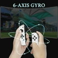 thumbnail image 4 of Joypads Switch pour Nintendo Switch/OLED/Lite, Manette Joypad Prenant en Charge le Réveil et Gyroscope 6 Axes avec Poignée et Sangle - Blanc, 4 of 7