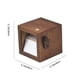 thumbnail image 3 of Caja de fotos personalizada de madera con manivela manual | Marco giratorio de mini álbum | Regalo personalizado para el aniversario de boda de una pareja | Veta natural de madera, detalles en latón, 3 of 6