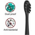 thumbnail image 3 of 10 Pack Compatible with Wondersmile Electric Toothbrush Replacement Brush Heads, Black, 3 of 4