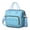 Sky-blue-96, variant on Cartoon Dolphin and Shark Lunch Box for Work or School, Large Waterproof Cooler Tote with Marine Vibe