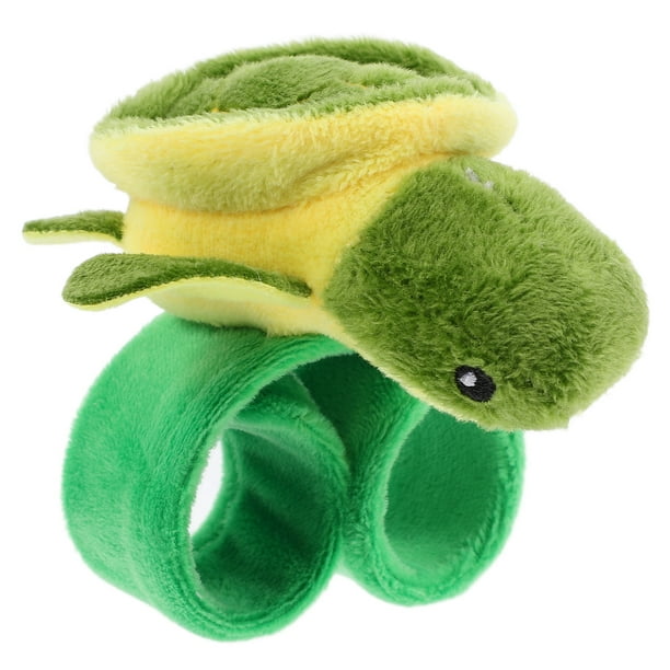 KAKOWELY Bonita pulsera de tortuga de peluche para fiestas infantiles. Pulsera de tortuga con forma de animal. Pulsera de tortuga con forma de animal.
