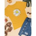thumbnail image 3 of Daisy Hand Drawn Doodle T-Shirt Women -Image by Shutterstock, Female Small, 3 of 4