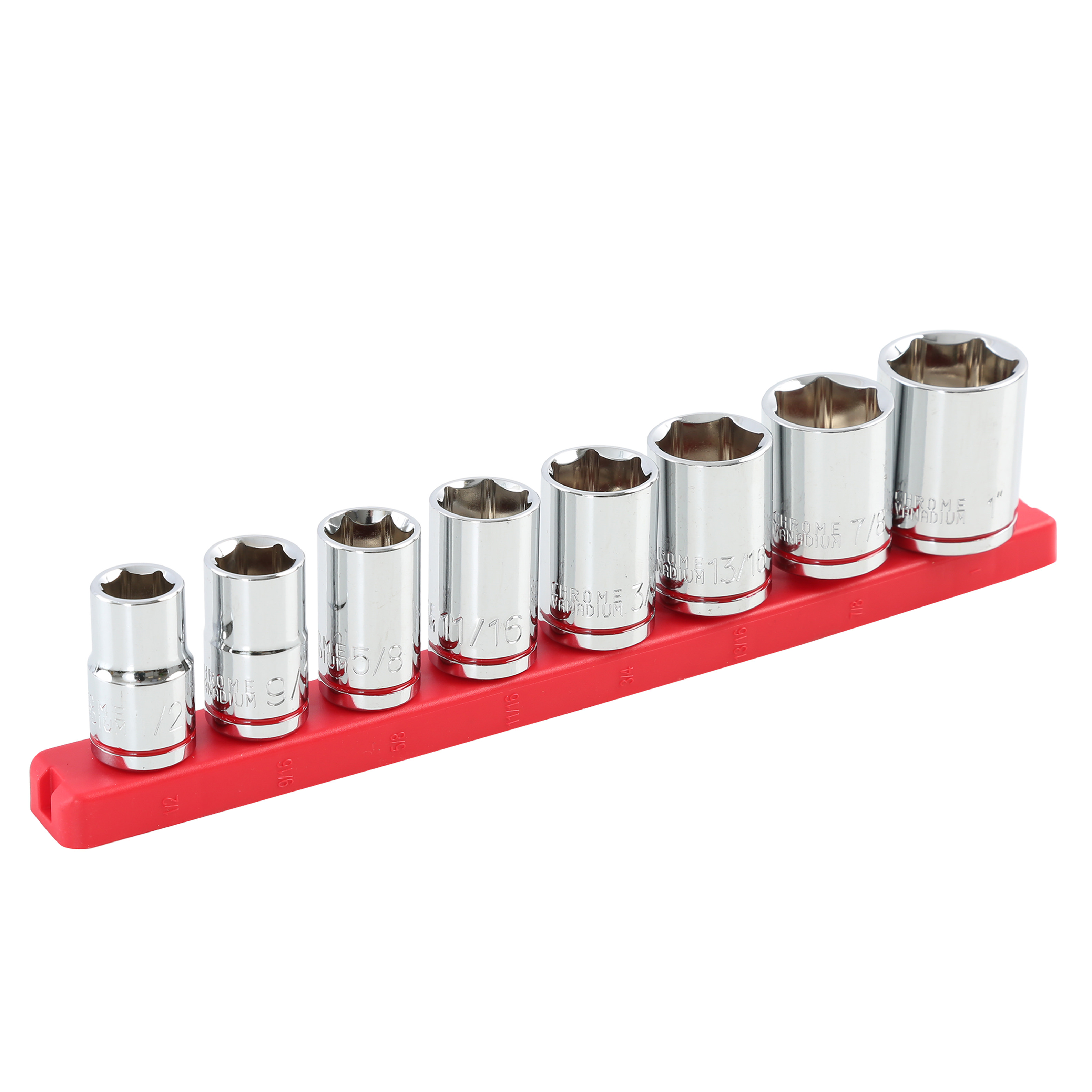 Hyper Tough 9Piece 1/2Inch Drive SAE Socket Set