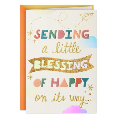 DaySpring Religious Thinking of You Card (A Little Blessing of Happy)