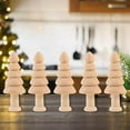 thumbnail image 3 of HONMEET 10Pcs Unfinished Wooden Tree Shapes for Crafts, Home Decor, Kids Art Projects, and Desk Decorations, 3 of 8