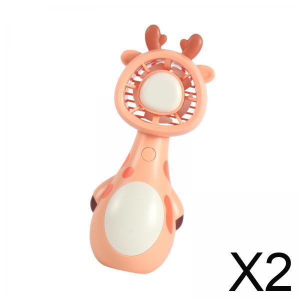Ventilador portátil de mano,Ventilador portátil de mano Pequeño ventilador personal animal,Mini ventilador de refrigeración ligero de 3 velocidades para escritorio,Ventilador eléctrico de