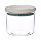 thumbnail image 1 of Tarro de plástico transparente con tapa, apto para alimentos, para almacenar cereales, 1 of 4
