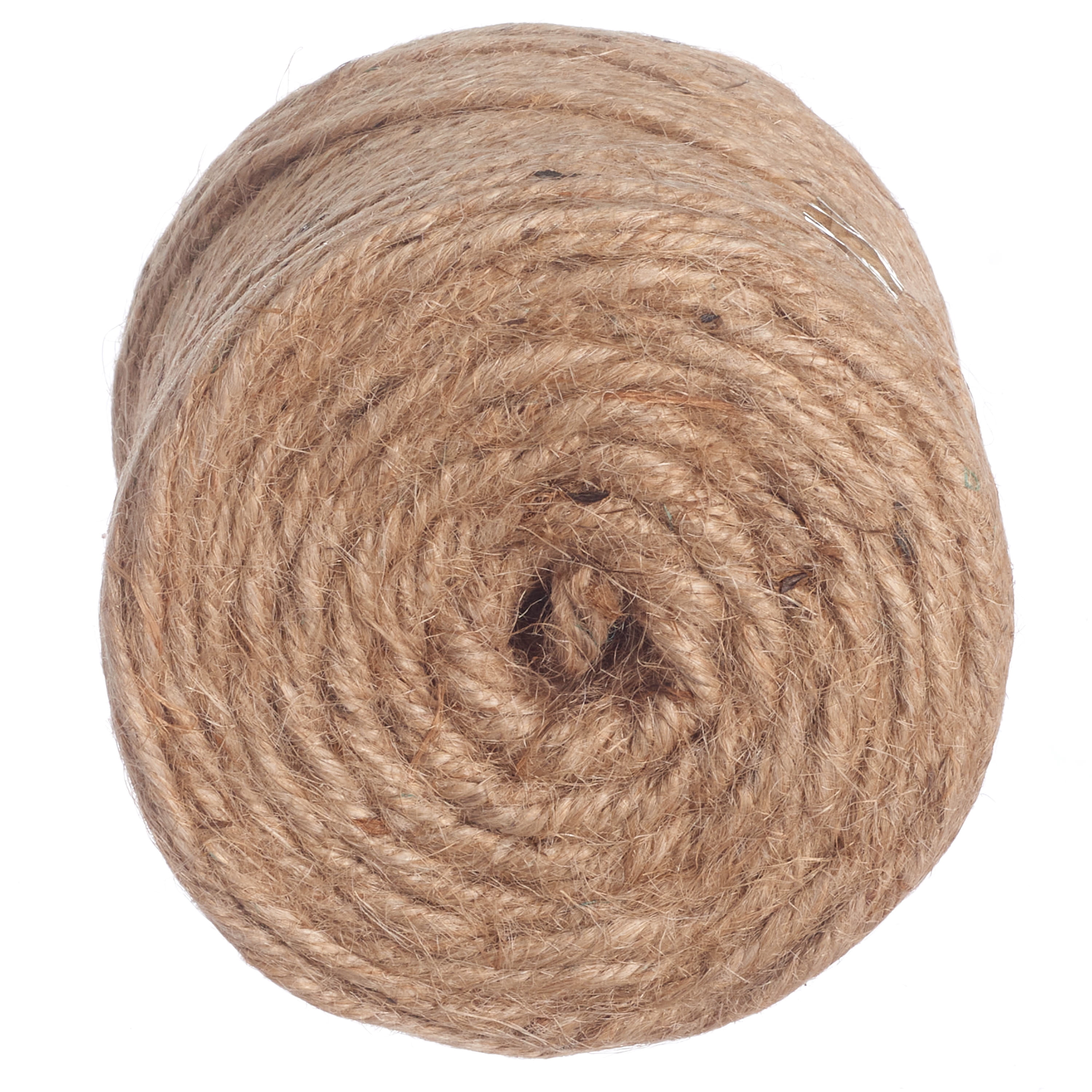 Leisure Arts 4-Ply Natural Floral Jute Rope Cord in Roll - 1LB Reusable