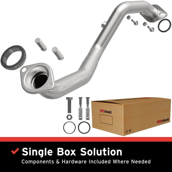 BRExhaust OE Replacement Exhaust Pipe Kit 107-0268: Compatible with 2008-2015 Scion xB 2.4L